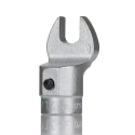 Gedore Torque Wrench Insert Spanner Head 9 x 12 mm Insert Size, 14 mm Size, Chrome Finish, Vanadium Steel Material 7710310