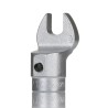 Gedore Torque Wrench Insert Spanner Head 9 x 12 mm Insert Size, 14 mm Size, Chrome Finish, Vanadium Steel Material 7710310
