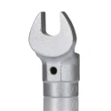 Gedore Torque Wrench Insert Spanner Head 9 x 12 mm Insert Size, 14 mm Size, Chrome Finish, Vanadium Steel Material 7710310