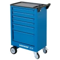Gedore 6 Drawer Wheeled Roller Cabinet, ABS Material, 605mm Width, 375mm Length, 930mm Height, 200kg Load Capacity 9018140