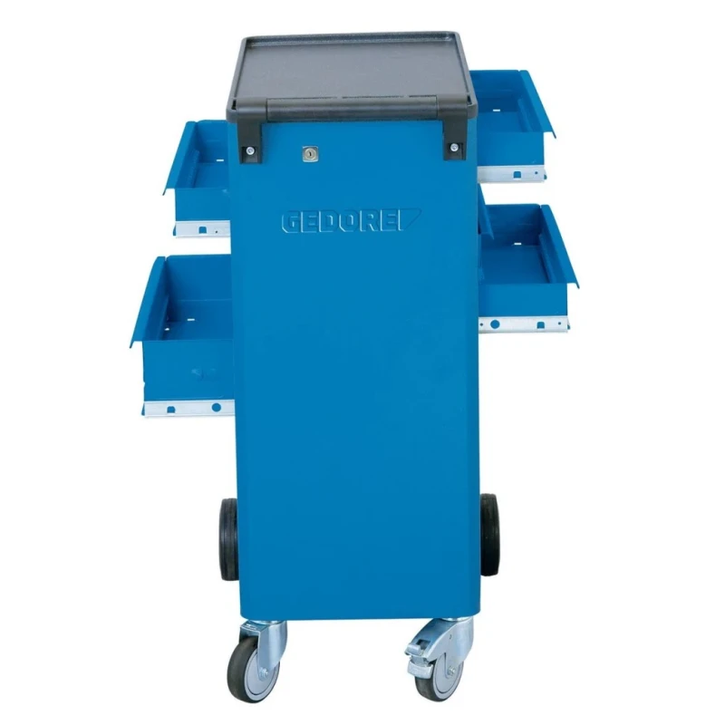 Gedore 6 Drawer Wheeled Roller Cabinet, ABS Material, 605mm Width, 375mm Length, 930mm Height, 200kg Load Capacity 9018140