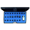 Gedore Hex, Hex Screwdriver Bit Set, Steel Material, 24 Pieces, 1/4 in Drive Size 1815695