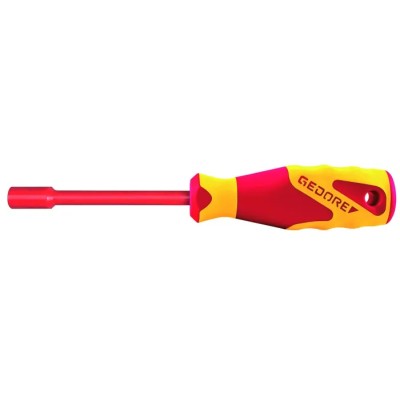 Gedore Hexagon Nut Driver VDE 1000V Approved, 5 mm Tip, 225 mm Overall Length 1747061