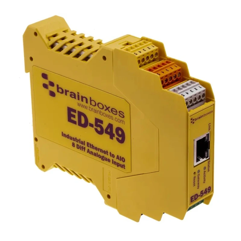 Brainboxes ED Series DIN Rail Ethernet Switch, Nominal Supply Voltage 5/30 V, 1 RJ-45 Port ED-549