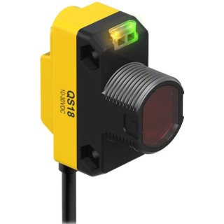 Banner Retroreflective Barrel Photoelectric Sensor 3.5 m Detection Range NPN Output IP67 QS18VN6LP