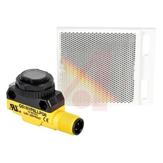 Banner Retroreflective Photoelectric Sensor, Barrel Sensor, 100 mm to 10 m Detection Range, PNP Output, IP67 QS18VP6LLPQ5