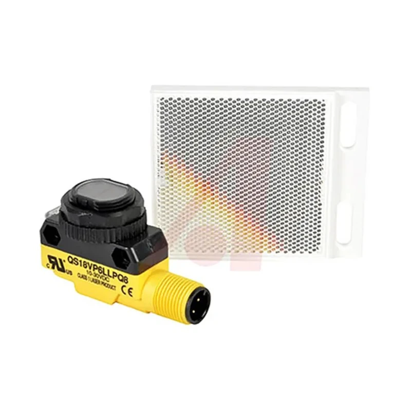 Banner Retroreflective Photoelectric Sensor, Barrel Sensor, 100 mm to 10 m Detection Range, PNP Output, IP67 QS18VP6LLPQ5