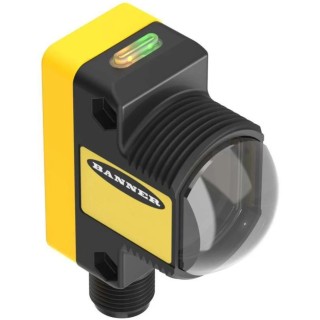 Banner Through Beam Photoelectric Sensor Barrel Style 213 m Detection Range NPN/PNP Output IP67 