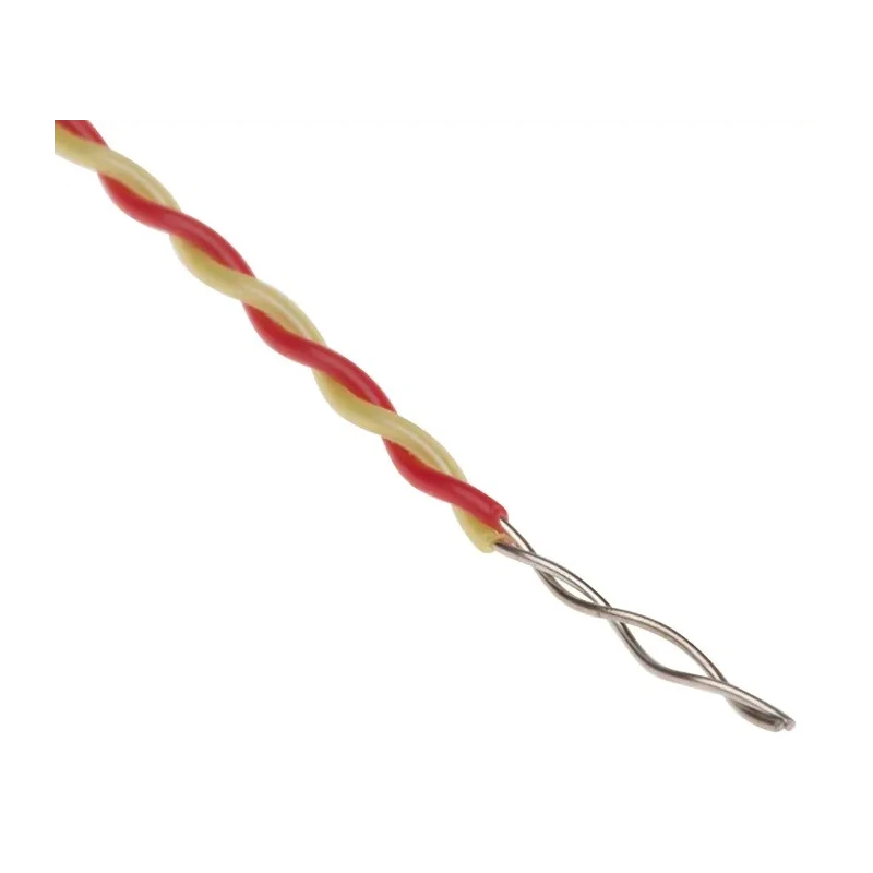 RS PRO Type K Exposed Junction Thermocouple 1 m Length, 1 mm Diameter, -75 °C to 250 °C Max 847-9678