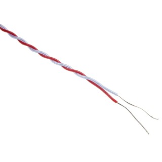 RS PRO Type T Exposed Junction Thermocouple, PFA Insulated Probe with 5 m Cable Length, 250°C Max Temperature 847-9704
