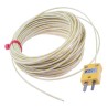 RS PRO K Type Exposed Junction Thermocouple 10 m Length, Fibreglass Probe, 60 °C to +350 °C 847-9750