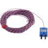 RS PRO Exposed Junction Thermocouple Type T 10 m Length, 250°C Maximum Temperature, PFA Probe RS-PRO-847-9754