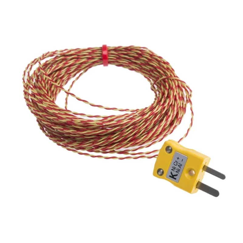 RS PRO Type K Exposed Junction Thermocouple 10 m Length PFA Insulated Cable 250°C Max 847-9757