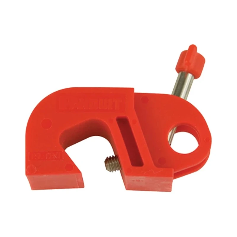 Panduit Red 1-Lock Circuit Breaker Lockout Device Nylon, Stainless Steel PSL-CBNT