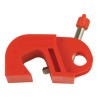 Panduit Red 1-Lock Circuit Breaker Lockout Device Nylon, Stainless Steel PSL-CBNT