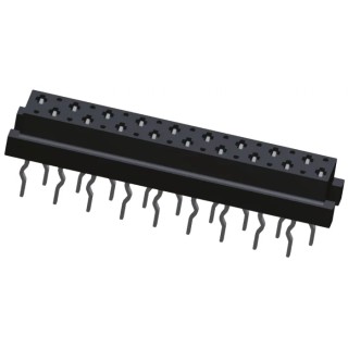 TE Connectivity Micro-MaTch Series Straight Through Hole PCB Socket, 18-Contact, 2 Row, 1.27mm Pitch, Female 1-2178710-8
