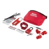 Panduit Red 8-Lock Lockout Kit PSL-PK-EA, Nylon and Stainless Steel Construction, Safety Lockout Device