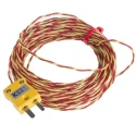 RS PRO K Type Exposed Junction Thermocouple with PFA Probe and Cable Insulation 10 m Length, 250 °C Max Temperature 847-9763