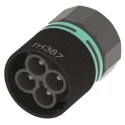 Techno Nylon Terminal Block Housing IP68 Panel Mount 7 to 12 mm² THB.387.C2A