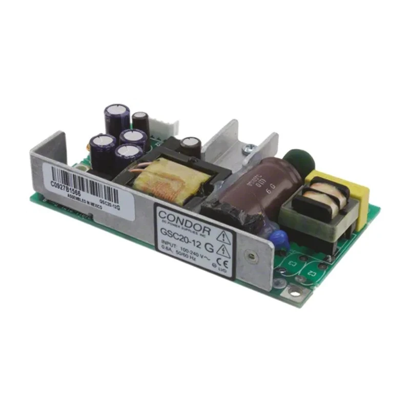 SL Power / Advanced Energy Industrial Single Output Switching Power Supply 28V DC 20W 90-264V AC GSC20-12G