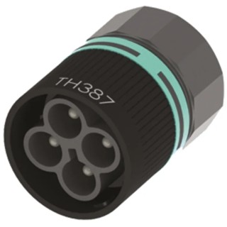 Techno Nylon Terminal Block Housing IP68 Cable 7 to 12 mm², 4 Contacts, Temperature Range -20°C to +125°C THB.387.C4A