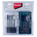 Makita 8-Piece High Speed Steel Wood Drill Bit Set, 12 mm Min, 32 mm Max E-08698