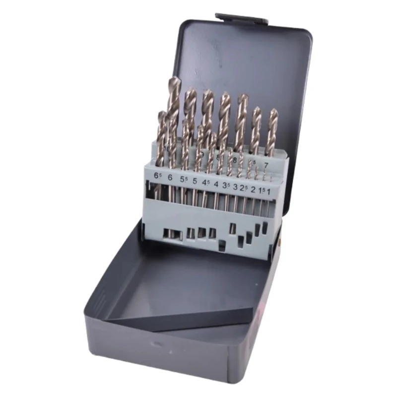 Makita 19-Piece Twist Set for Metal HSS Drill Bits, 1 mm Min to 10 mm Max P-19906