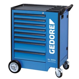 Gedore 8 Drawer Wheeled Tool Chest Sheet Steel 865mm x 605mm x 1020mm 2657708