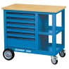 Gedore Portable Steel Workbench 1000kg Max Load, 870 mm Height x 950 mm Width x 550 mm Depth 1502 6620540