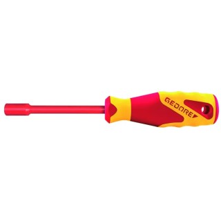 Gedore Hexagon Nut Driver with 4 mm Tip VDE 1000V Approved, 225 mm Overall Length 1747053