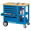 Gedore Portable Steel Workbench 1000kg Max Load, 870 mm Height x 950 mm Width x 550 mm Depth 1502 6620540