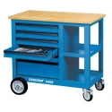 Gedore Portable Steel Workbench 1000kg Max Load, 870 mm Height x 950 mm Width x 550 mm Depth 1502 6620540