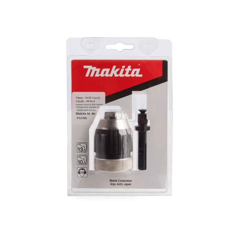 Makita Drill Accessory Keyless Chuck For SDS+ System P-33788