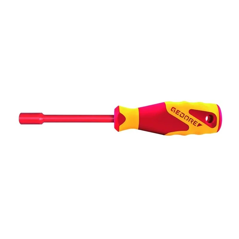 Gedore Hexagon Nut Driver 7 mm Tip VDE 1000V Approved 125 mm Blade 235 mm Overall 1747096