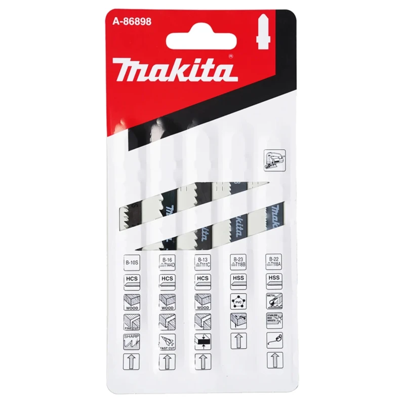 Makita Jigsaw Blade Stainless Steel Aluminium Wood Cutting 1 Piece A-86898