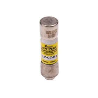 Eaton 8A Time Delay Melamine Cartridge Fuse, 10 x 38 mm, 600V AC LP-CC-8