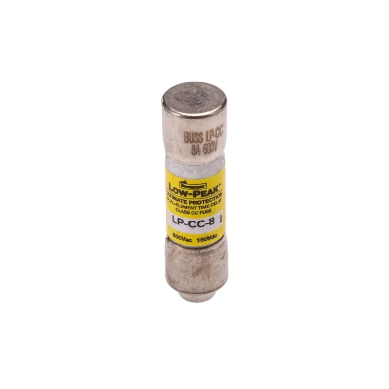 Eaton 8A Time Delay Melamine Cartridge Fuse, 10 x 38 mm, 600V AC LP-CC-8