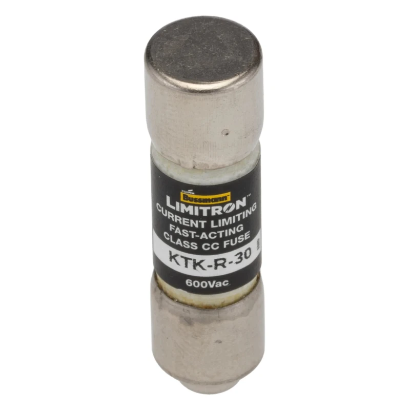 Eaton Cartridge Fuse 30A Fast Acting Melamine Body 10 x 38 mm 600V AC KTK-R-30