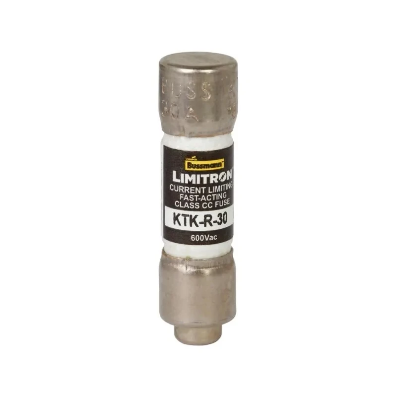 Eaton Cartridge Fuse 30A Fast Acting Melamine Body 10 x 38 mm 600V AC KTK-R-30