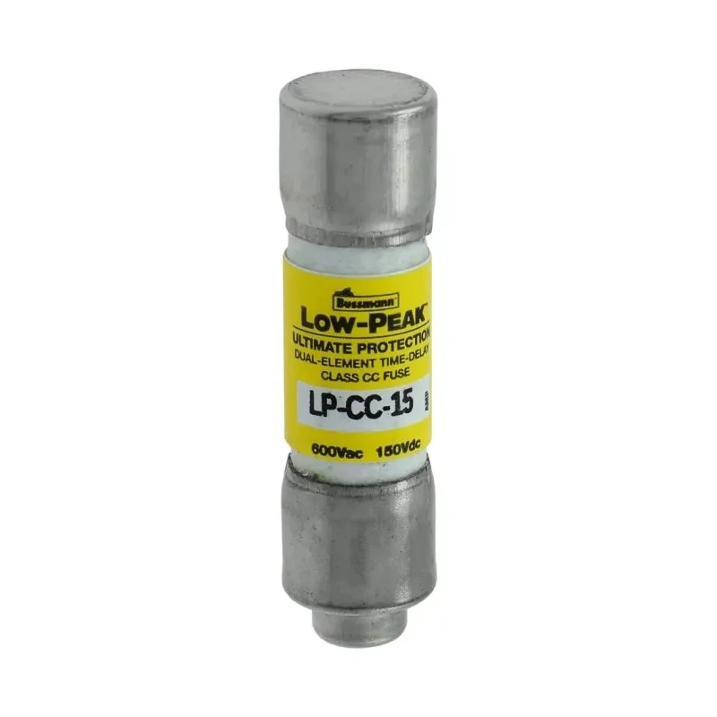 Eaton Cartridge Fuse 15A Time Delay Melamine Body 10x38 mm 600V AC Class CC LP-CC-15
