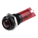 RS PRO Red Panel Mount Indicator 220V AC 3mA Solder Lug Termination IP67 Prominent Bezel 848-4617