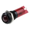 RS PRO Red Panel Mount Indicator 220V AC 3mA Solder Lug Termination IP67 Prominent Bezel 848-4617