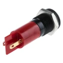 RS PRO Red Panel Mount Indicator 220V AC 3mA Solder Lug Termination IP67 Prominent Bezel 848-4617