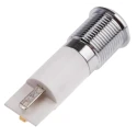 RS PRO White Panel Mount Indicator 220V AC 3mA Solder Lug Termination IP67 Prominent Bezel 848-4614