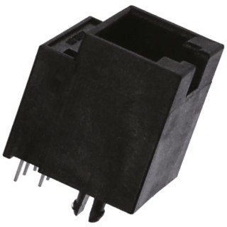 Molex RJ45 Connector Female Through Hole Cat3 Unshielded Straight 2 Port 8 Way 
