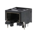 Molex 95540 Series RJ45 Connector Female, Through Hole Mount, Cat3 Shielded, Right Angle, 2 Port 8 Way RJ45 