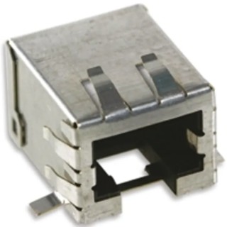 Molex 85543 Series Cat5e Shielded Right Angle Female RJ45 Connector 1 Port 8 Way RJ45