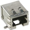 Molex 85543 Series Cat5e Shielded Right Angle Female RJ45 Connector 1 Port 8 Way RJ45