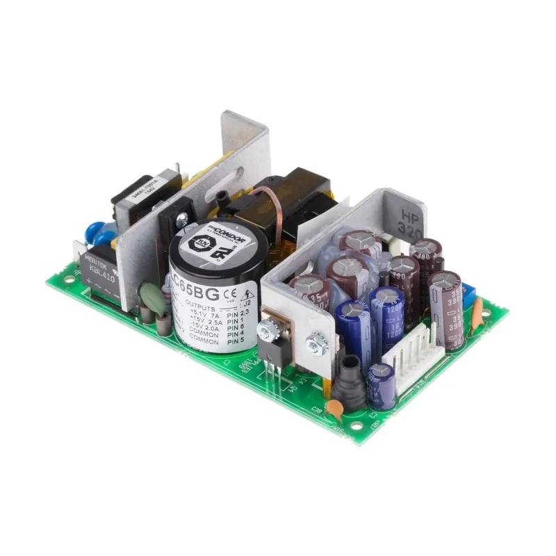 SL Power / Advanced Energy Switching Power Supply Multiple Output 12V dc 60W 90% Efficiency GLC65BG