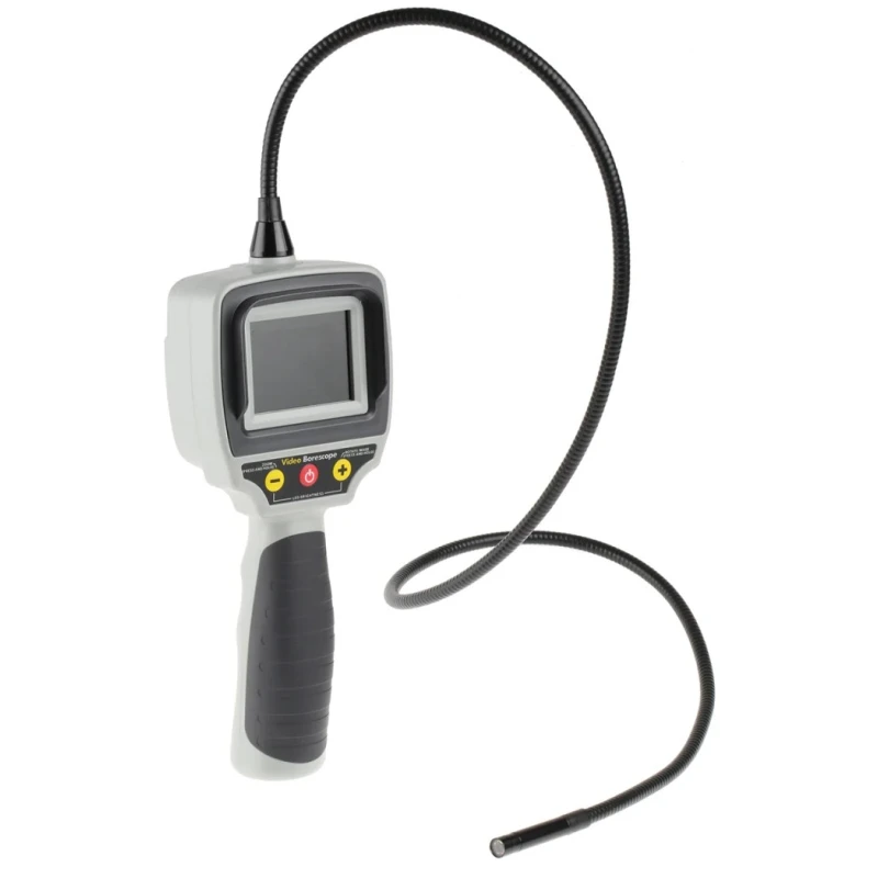 RS PRO 8 mm Probe Inspection Camera Kit 880 mm Probe Length 640 x 480 Pixel Resolution LED Illumination ABS 847-8956